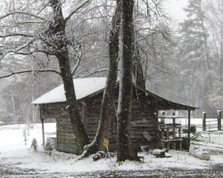 snow on well shed at russellville jacks